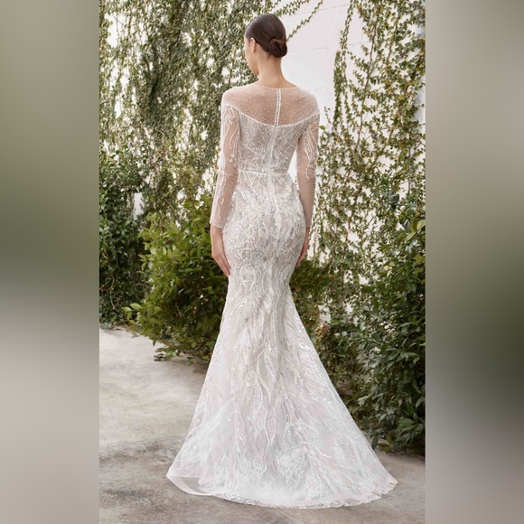 ANDREA & LEO COUTURE Rania Monarch Embellished Mermaid Wedding Gown - Picture 2 of 11